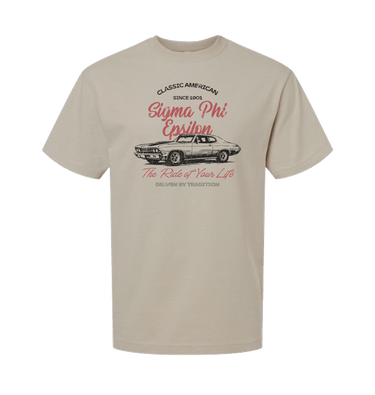 Bone Printed Premium T-Shirt Front