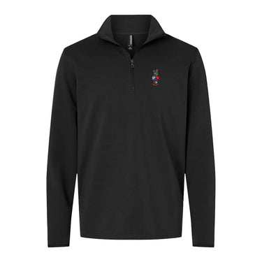 New! Beta Embroidered Crest Quarter Zip Beta Theta Pi
