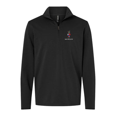 Beta Embroidered Crest Quarter Zip Beta Theta Pi