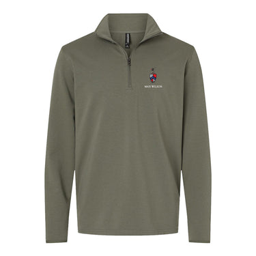 Beta Embroidered Crest Quarter Zip Beta Theta Pi