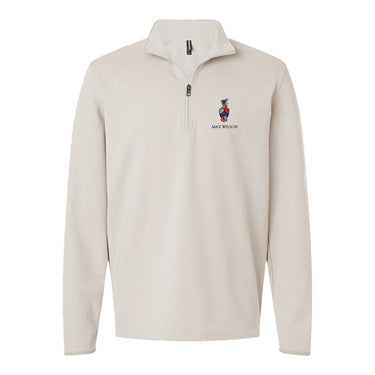 Beta Embroidered Crest Quarter Zip Beta Theta Pi