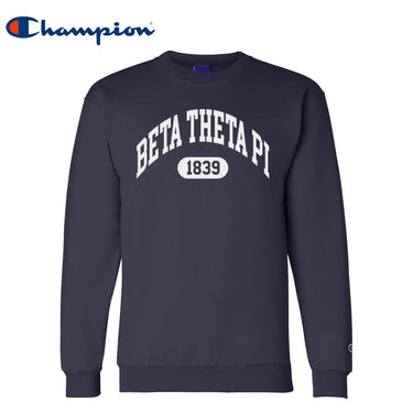 New! Beta Champion Collegiate Crewneck Beta Theta Pi