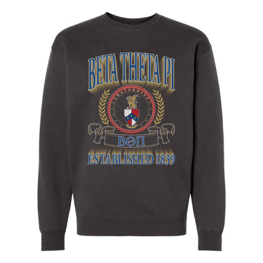 Beta Frat Heavyweight Graphic Crewneck.