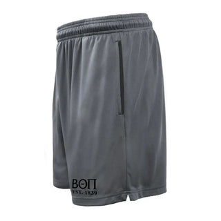Beta 7in Grey Pocketed Shorts Beta Theta Pi