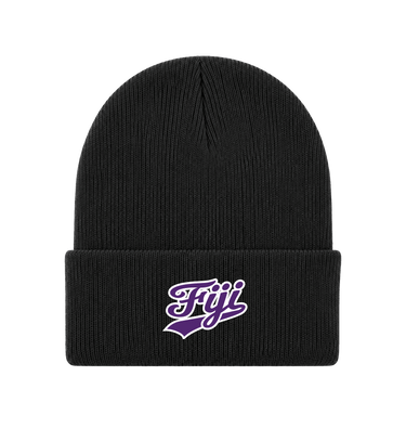 Heather Charcoal Beanie Front