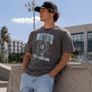 New! Collegiate Crest Graphic Tee
