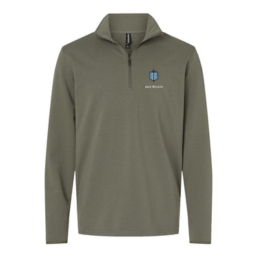 Phi Delt Embroidered Symbol Quarter Zip Phi Delta Theta