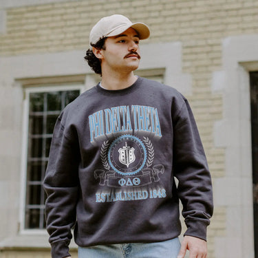 Phi Delta Theta Fraternity Heavyweight Graphic Crewneck