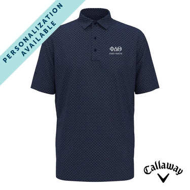 New! Phi Delt Callaway Chevron Patterned Polo Phi Delta Theta