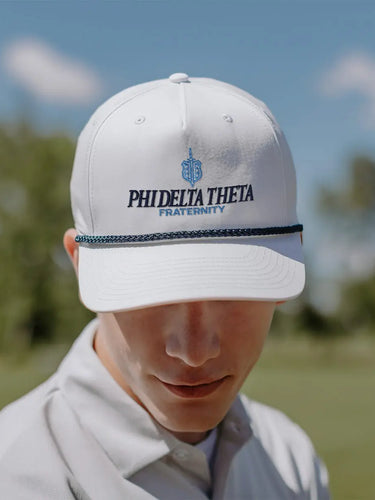 Phi Delt White Richardson Rope Hat Phi Delta Theta