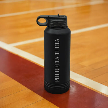 Phi Delta Theta Black Water Bottle