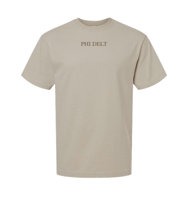 Bone Printed Premium T-Shirt Front