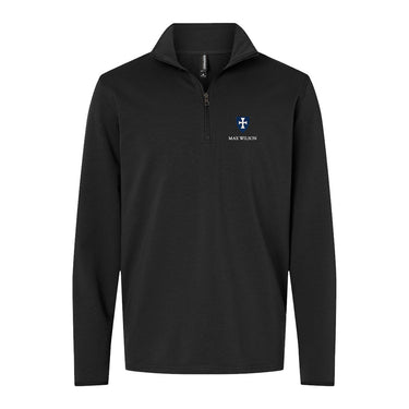 Sigma Chi Embroidered Symbol Quarter Zip Sigma Chi