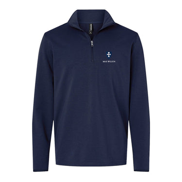 Sigma Chi Embroidered Symbol Quarter Zip Sigma Chi