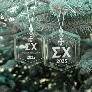 New! Sigma Chi 2025 Limited Edition Holiday Ornament Sigma Chi