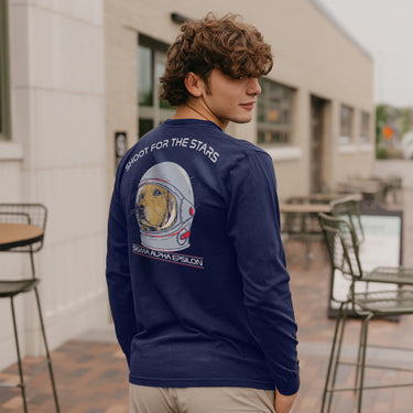 SAE Astronaut Retriever Long Sleeve Tee Sigma Alpha Epsilon