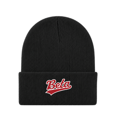 Heather Charcoal Beanie Front