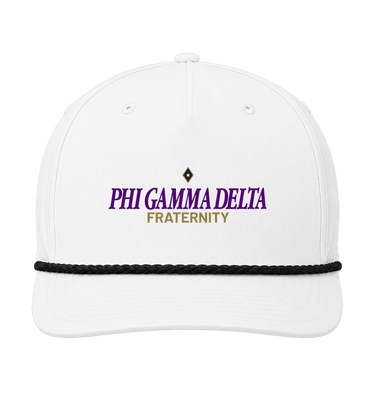 White/Black Caps Front