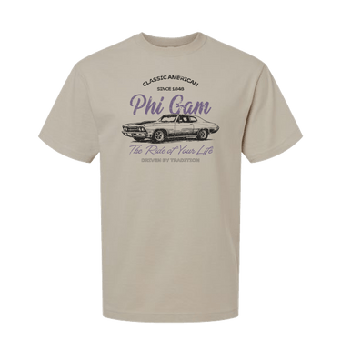 Bone Printed Premium T-Shirt Front