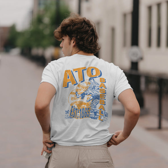 New! ATO Comfort Colors Throwback Throwers Short Sleeve Tee