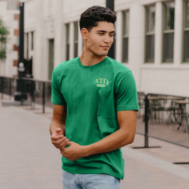 ATO Stay Lucky Short Sleeve Tee Alpha Tau Omega