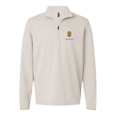 New! ATO Embroidered Symbol Quarter Zip Alpha Tau Omega
