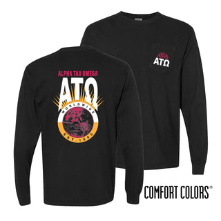 ATO Retro Worldwide Long Sleeve Tee Alpha Tau Omega