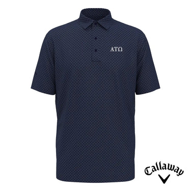 ATO Callaway Chevron Patterned Polo Alpha Tau Omega