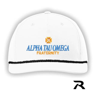 ATO White Richardson Rope Hat Alpha Tau Omega