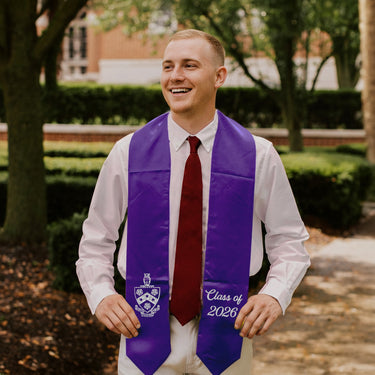 FIJI Embroidered Crest Graduation Stole