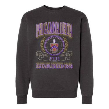 FIJI Frat Heavyweight Graphic Crewneck.