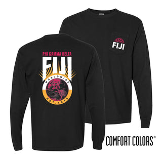 FIJI Retro Worldwide Long Sleeve Tee Phi Gamma Delta