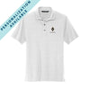 New!  FIJI White Badge Polo