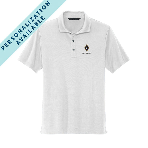 New!  FIJI White Badge Polo