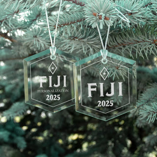 New! FIJI 2025 Limited Edition Holiday Ornament Phi Gamma Delta