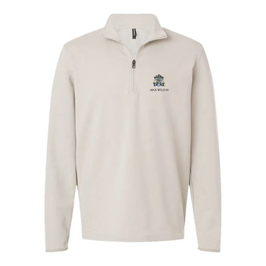 New! ZBT Embroidered Crest Quarter Zip Zeta Beta Tau