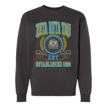 ZBT Frat Heavyweight Graphic Crewneck.