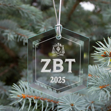 New! ZBT 2025 Limited Edition Holiday Ornament Zeta Beta Tau