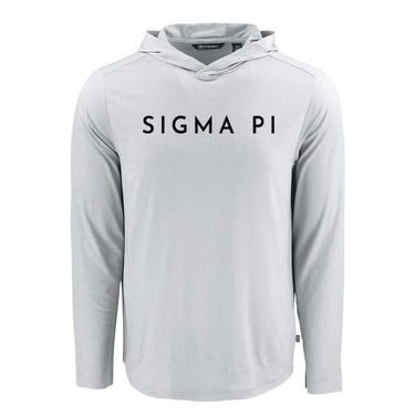 Sigma Pi Frat Cutter & Buck Lightweight Performance Hoodie.