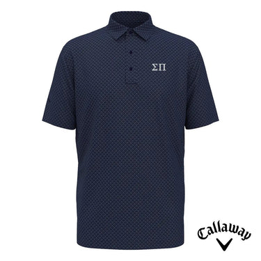 Sigma Pi Callaway Chevron Patterned Polo Sigma Pi