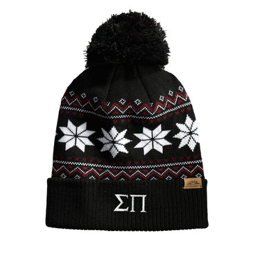Sigma Pi Knitted Pom Beanie Sigma Pi