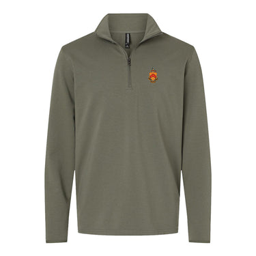 Phi Tau Embroidered Crest Quarter Zip Phi Kappa Tau