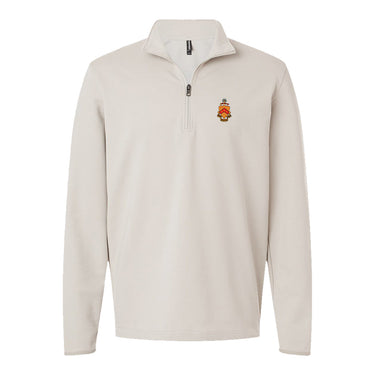 Phi Tau Embroidered Crest Quarter Zip Phi Kappa Tau