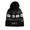 Limited Edition! Phi Tau Knitted Pom Beanie