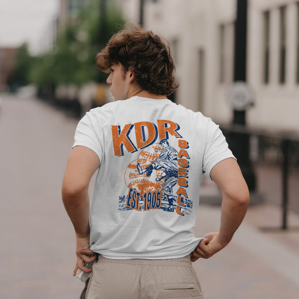 New! KDR Comfort Colors Throwback Throwers Short Sleeve Tee