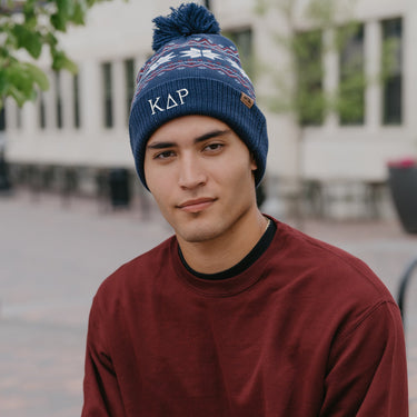 KDR Knitted Pom Beanie Kappa Delta Rho