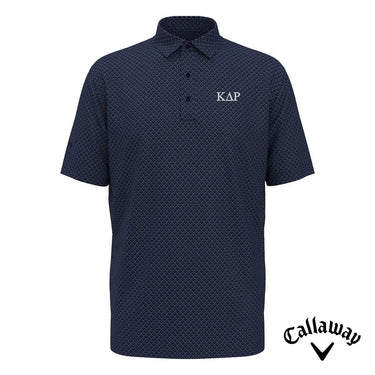New! KDR Callaway Chevron Patterned Polo Kappa Delta Rho