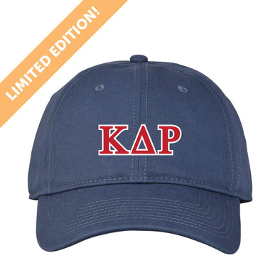 New! KDR Red White and Blue Greek Letter Hat
