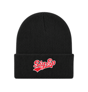 Heather Charcoal Beanie Front