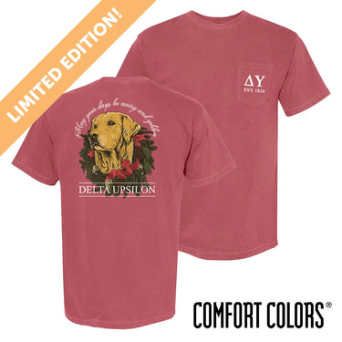 Delta Upsilon Merry Retriever Short Sleeve Tee
